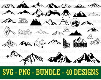 Free Free 237 Mountain Landscape Svg SVG PNG EPS DXF File
