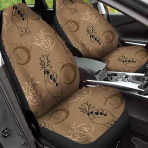 Cute Boho Car Seat Covers Brown Seat Covers Female Hand -  Hong Kong