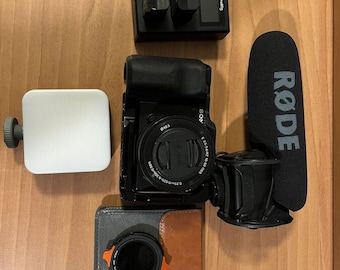 Cámara Sony Alpha ZV-E10 de 25 MP con lentes intercambiables (zoom de 16-50 mm), color negro