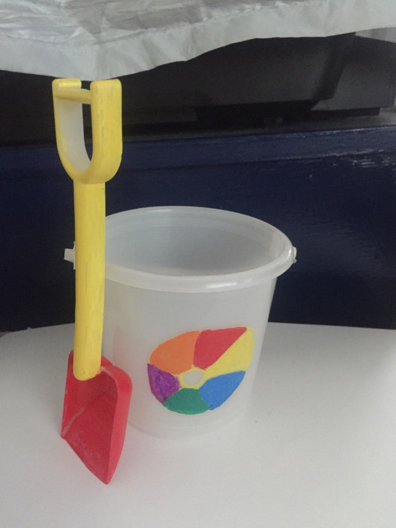 Beach Ball Mini Bucket and Spade Set Etsy