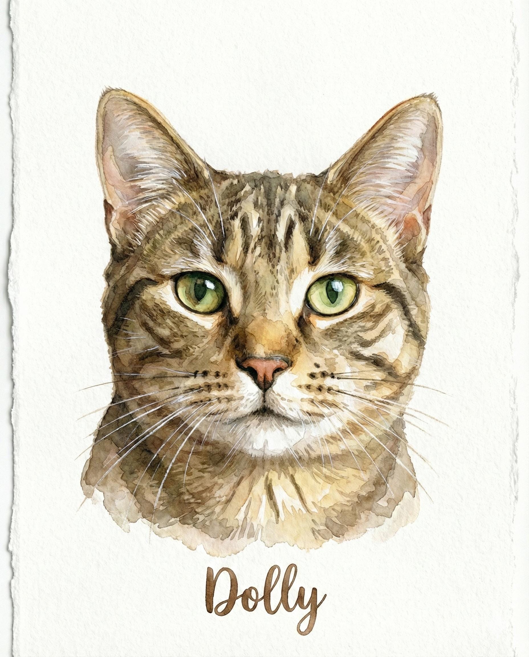 Personalized Pet Portrait From Photo, Custom Pet Sketch, Dog Cat ...