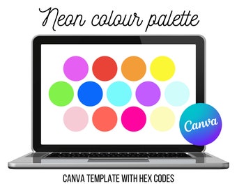 Neon Canva Colour Palette