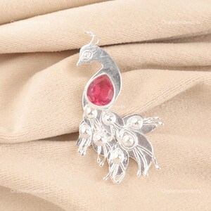 Pink Tourmaline Sterling Silver Pendant: Gemstone Jewelry Gift
