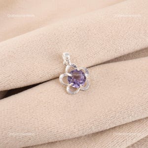 Elegant Iolite Pendant, Purple Gemstone Pendant, Pendant, 925 Sterling Silver Jewelry, Anniversary Gift, Pendant For Love