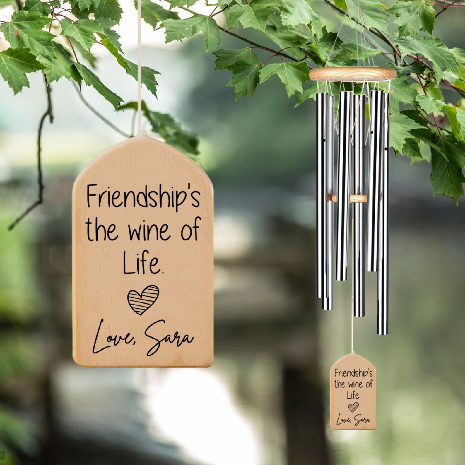 Friendship Wind Chime Gift For Friends Best Gift Ever | Etsy