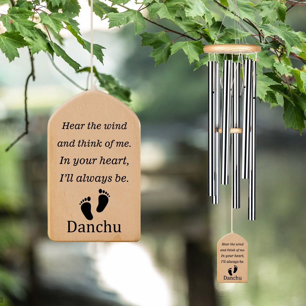 Baby Memorial Wind Chime Infant Memorial Wind Chime Loss Of Etsy