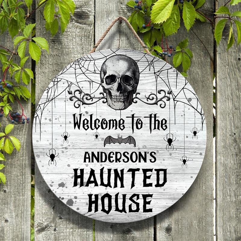 home sweet haunted home sign