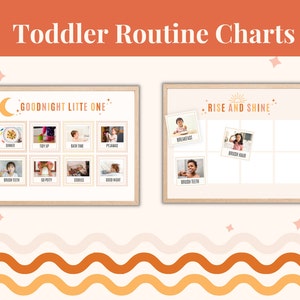 Toddler Daily Routine Chart Routine Chart Printable - Etsy