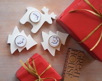 Festive Tealight Holder | Reindeer Candle Holder | Christmas Decoration | Concrete Tea Light | Concrete Reindeer