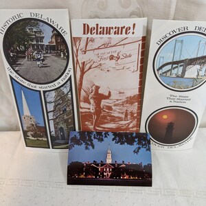 Vintage Delaware Travel Ephemera