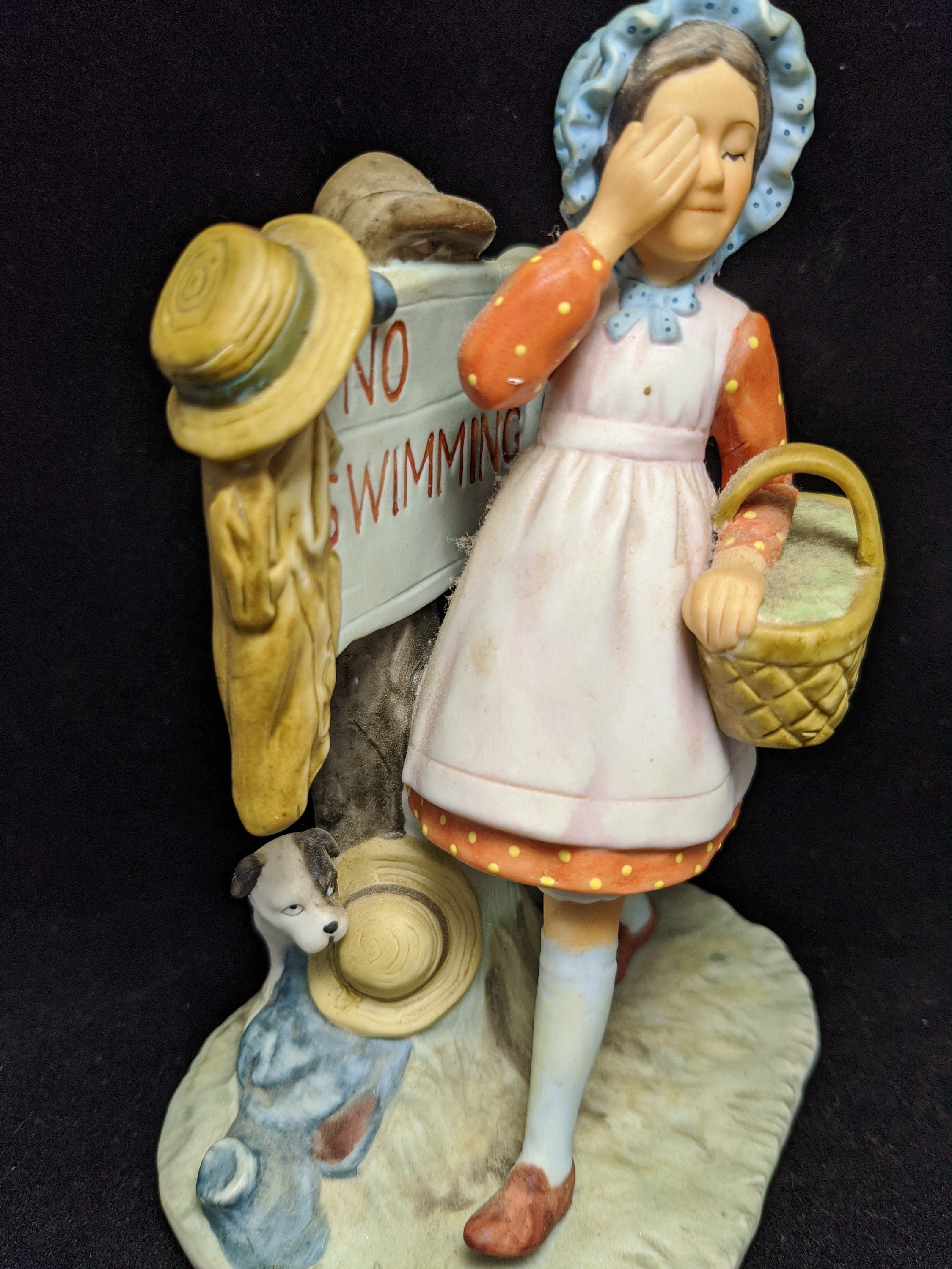 Vintage Gorham Norman Rockwell Figurine no Etsy Sweden