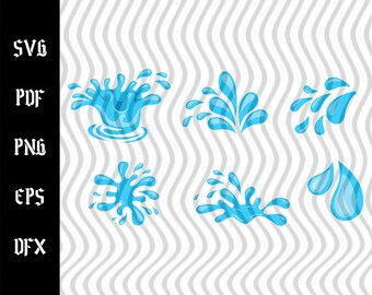Download Water Splash Svg Etsy