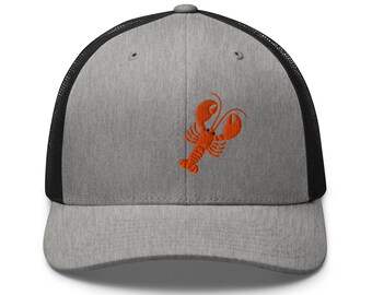 Embroidered  LobsterTrucker Hat | Lobster Hat