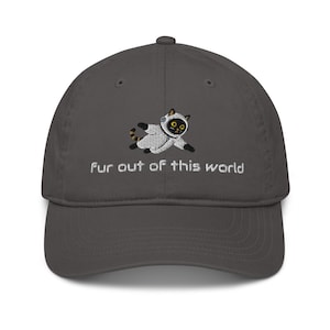 Space Cat Embroidered Baseball Hat | Cat Baseball Hat | Funny Hat