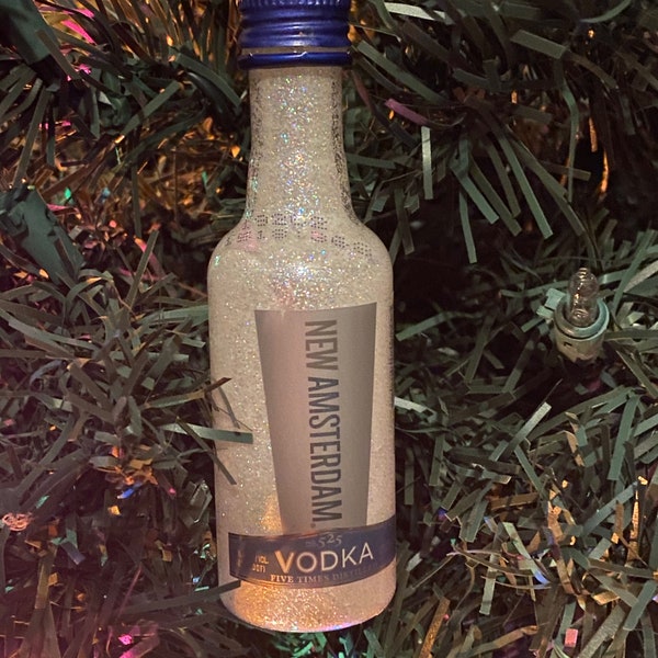 Vodka Glitter Bottle Etsy