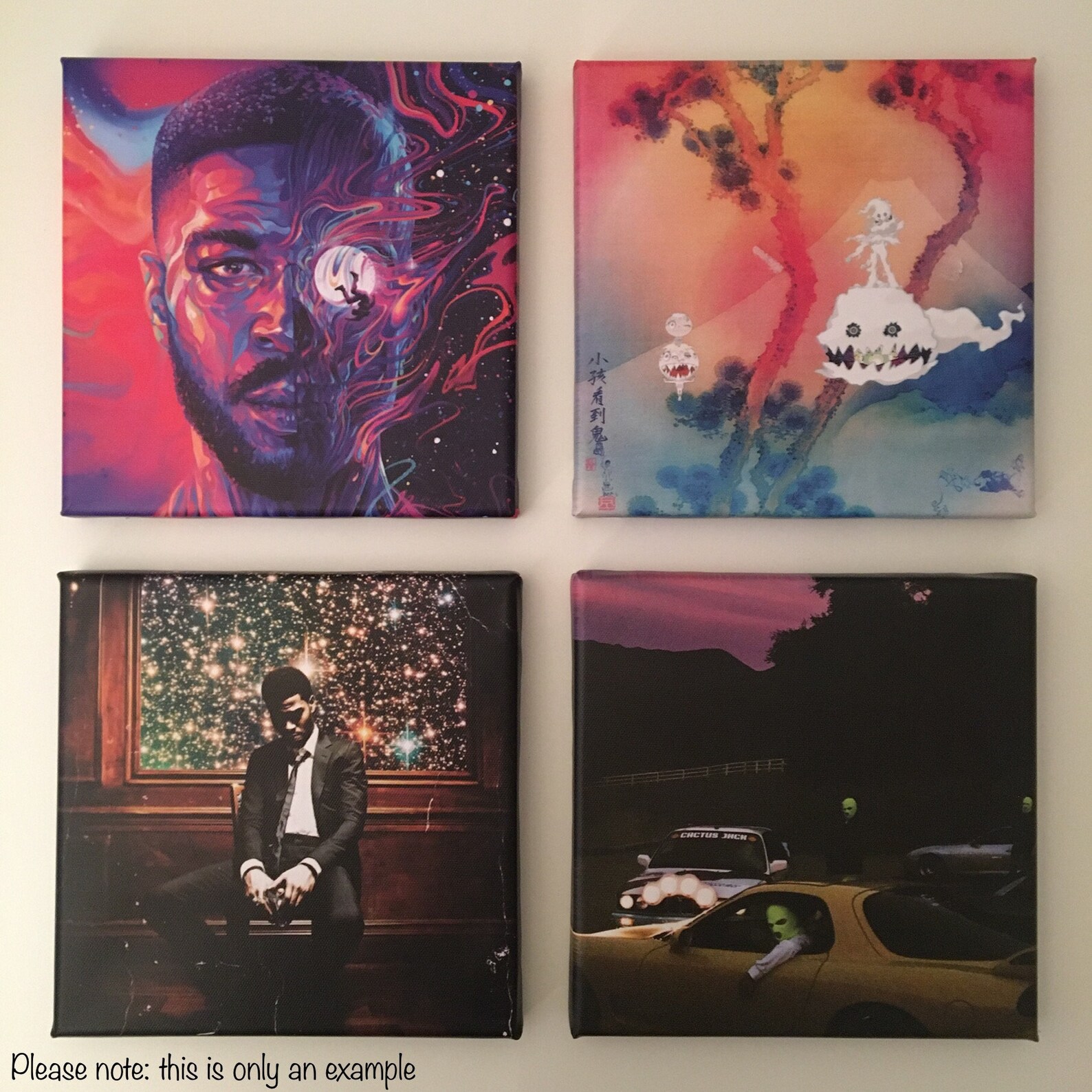 Custom Album Cover Canvas Foto o Imagen en Lienzo / 20x20cm Etsy