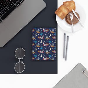 Zoomies Blue Hardback Journal: Space Rocket Design, Ruled/Graph/Blank Paper image 5