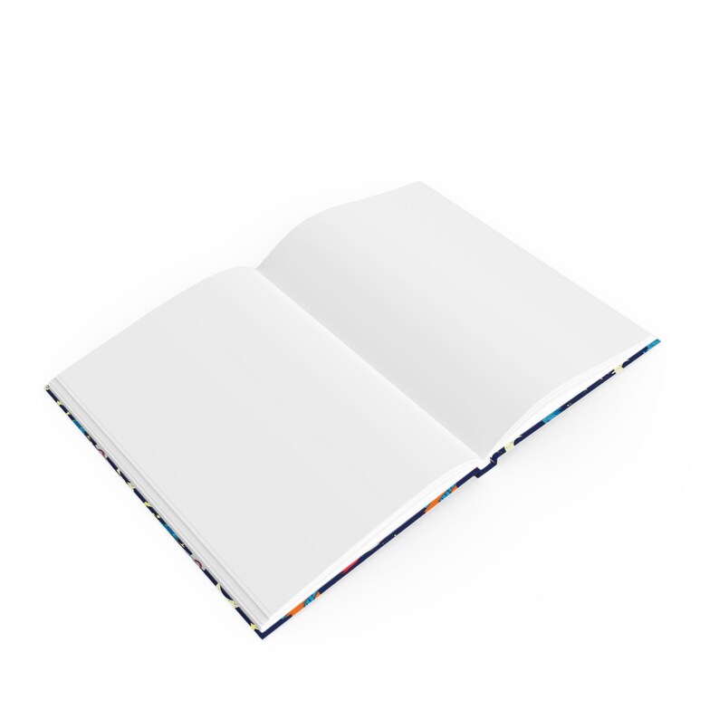 Zoomies Blue Hardback Journal: Space Rocket Design, Ruled/Graph/Blank Paper image 3