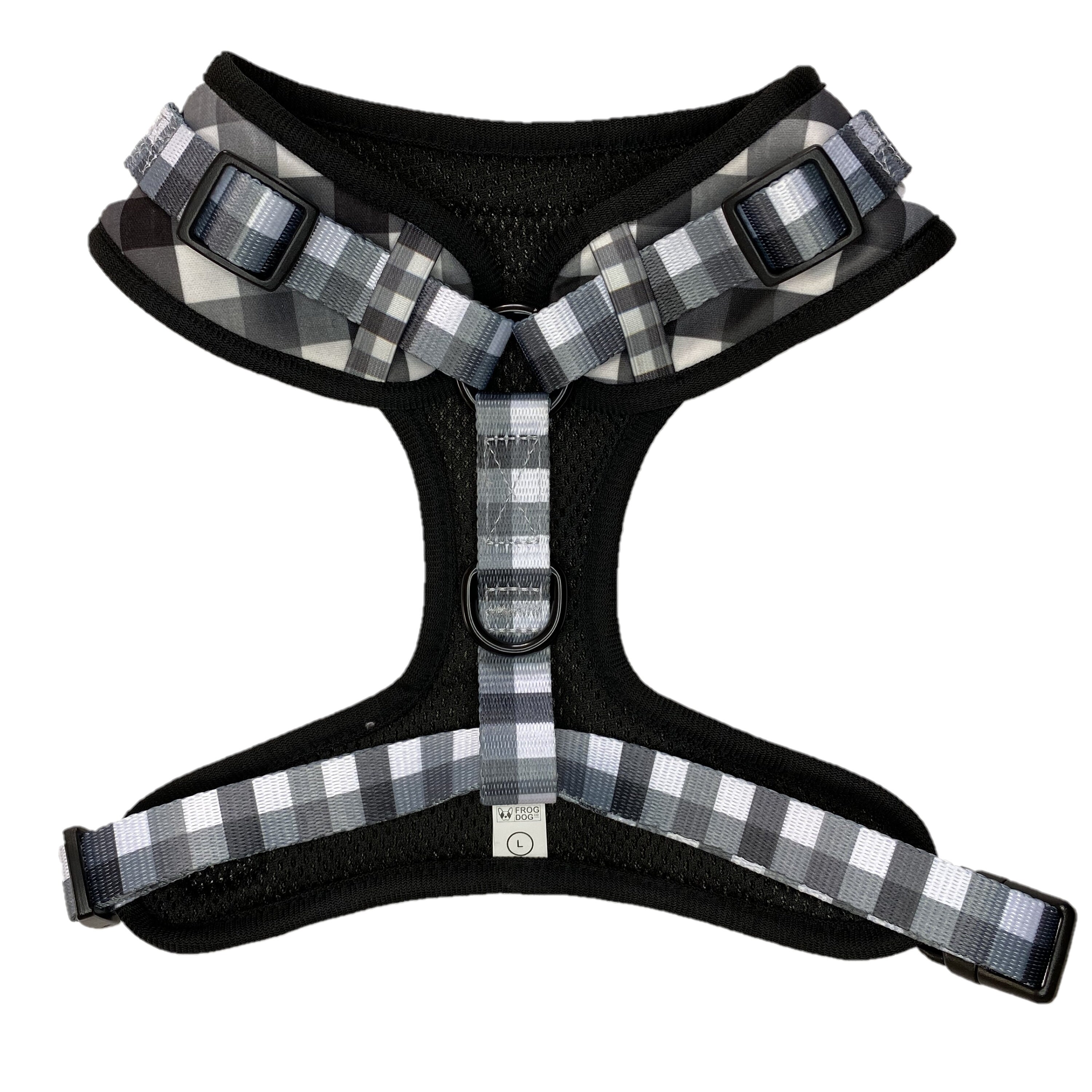 Checked Adjustable Dog Harness Etsy