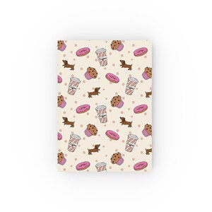 Dachshund Pattern Hardback Journal: Creative Writer's Notebook