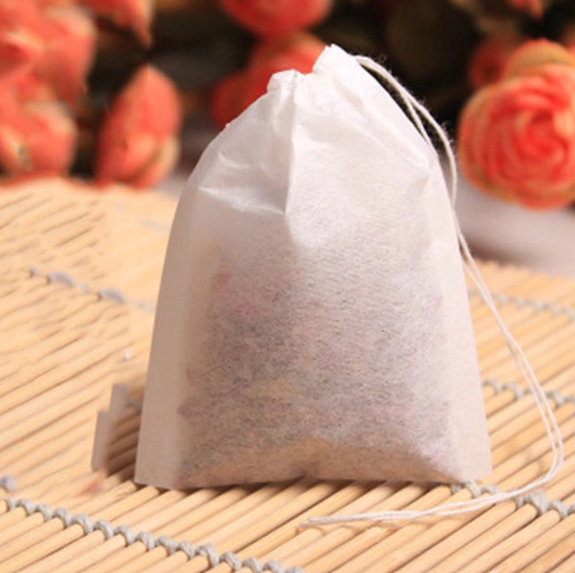 100Pcs/Lot Empty Teabags 5x7cm Scented Tea Bags with String Etsy