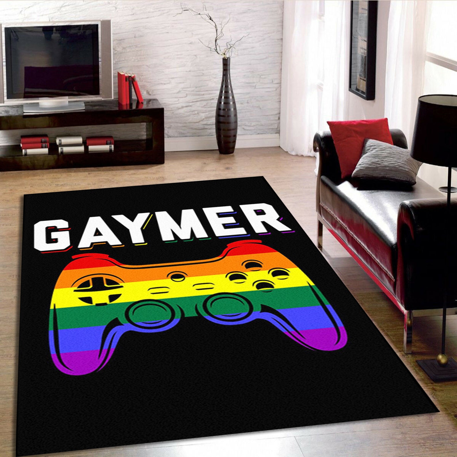 Gay Gamer Rug Game Designs Game Rug Floor Carpet Game Room Etsy