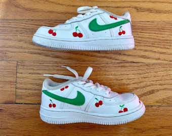 Zapatillas Cherry Custom Air Force 1, zapatos pintados a mano