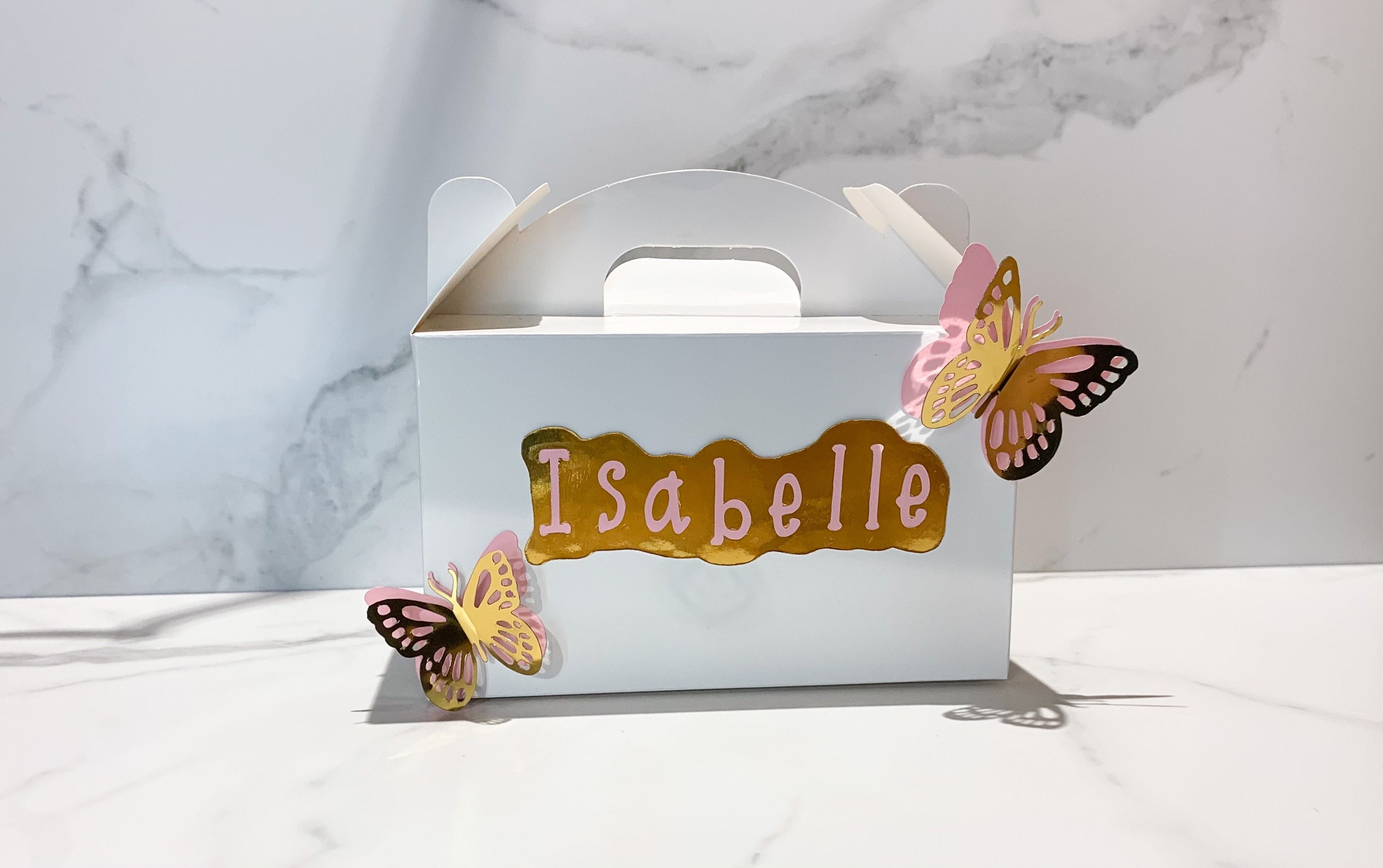 Custom Butterfly Favor Boxes Custom Gable Boxes | Etsy