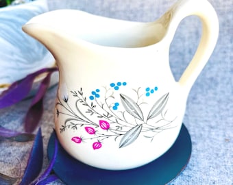Upcycled antique teacup planter, 3”x3.25” tall pot with drainage hole and tin dish