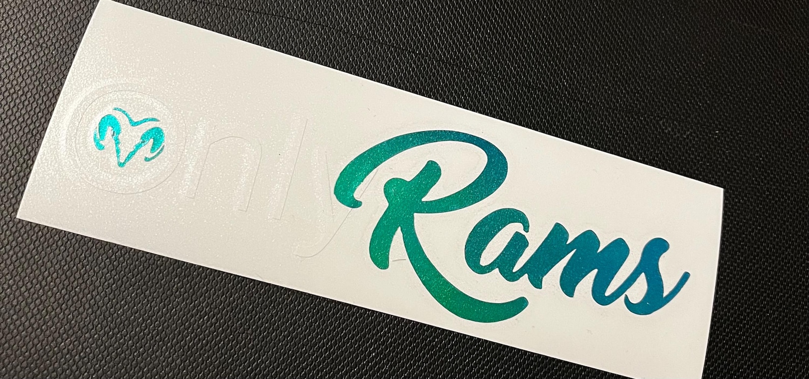 Only Rams Decal - Etsy