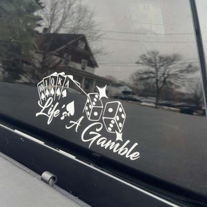 Life’s A Gamble Aufkleber