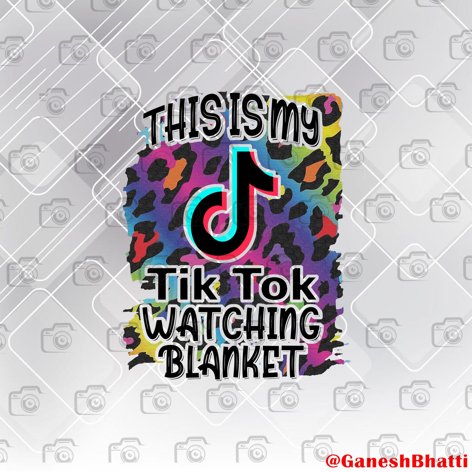 This is my TikTok watching Blanket Design TikTok Etsy