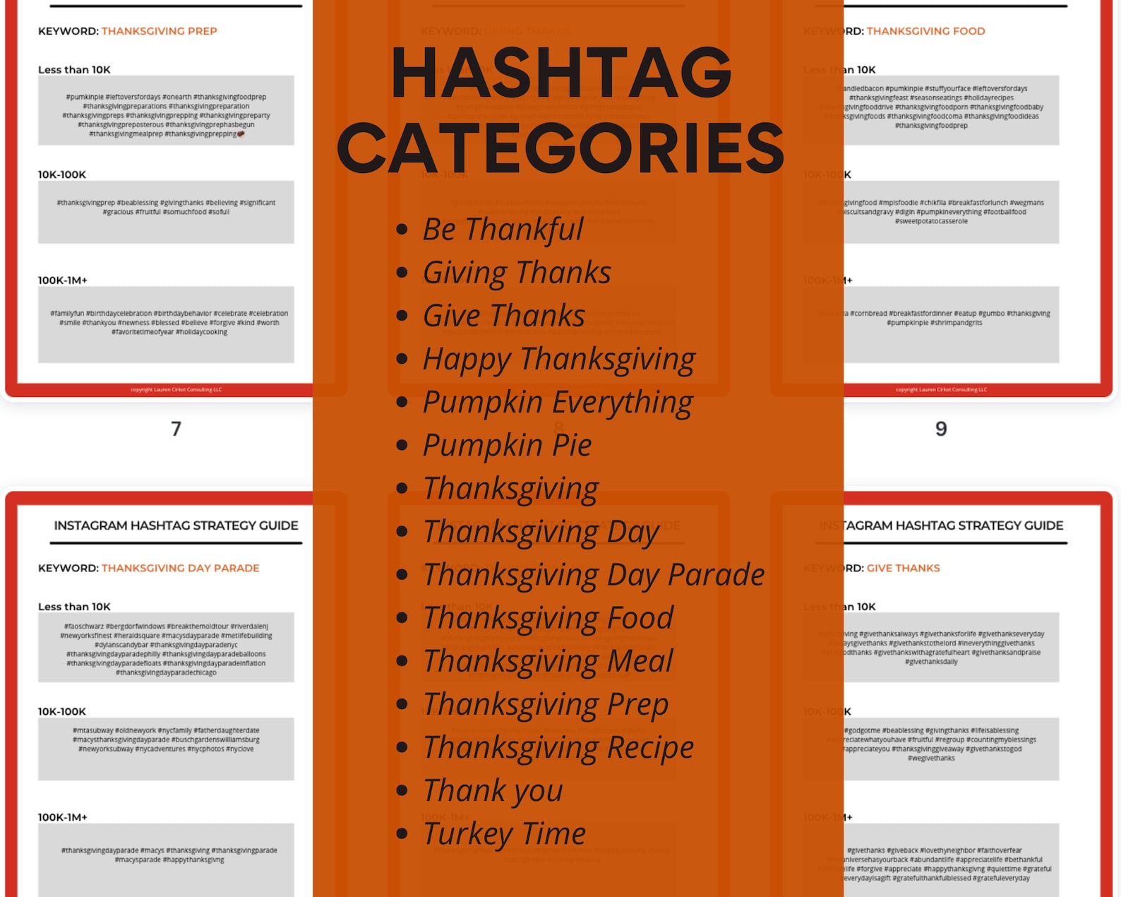 Thanksgiving Instagram Hashtags Strategy and Planning Guide Etsy