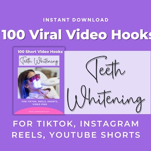 Teeth Whitening Video Hooks | Teeth Whitening Templates Posts, Dentist Social Media Templates, Lifestyle Beauty Influencer Instagram Posts