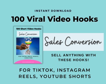 Sales Conversion Video Hooks, Convert Sales, Success Selling Guide, Small Business Instagram Post, Sell on Etsy, Skyrocket Your Sales, UGC