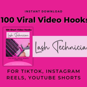 Lash Technician Video Hooks, Lash Tech Trainer Social Media Post, Lash Artist Instagram Reels Video, Lash Tech Instagram Branding Template