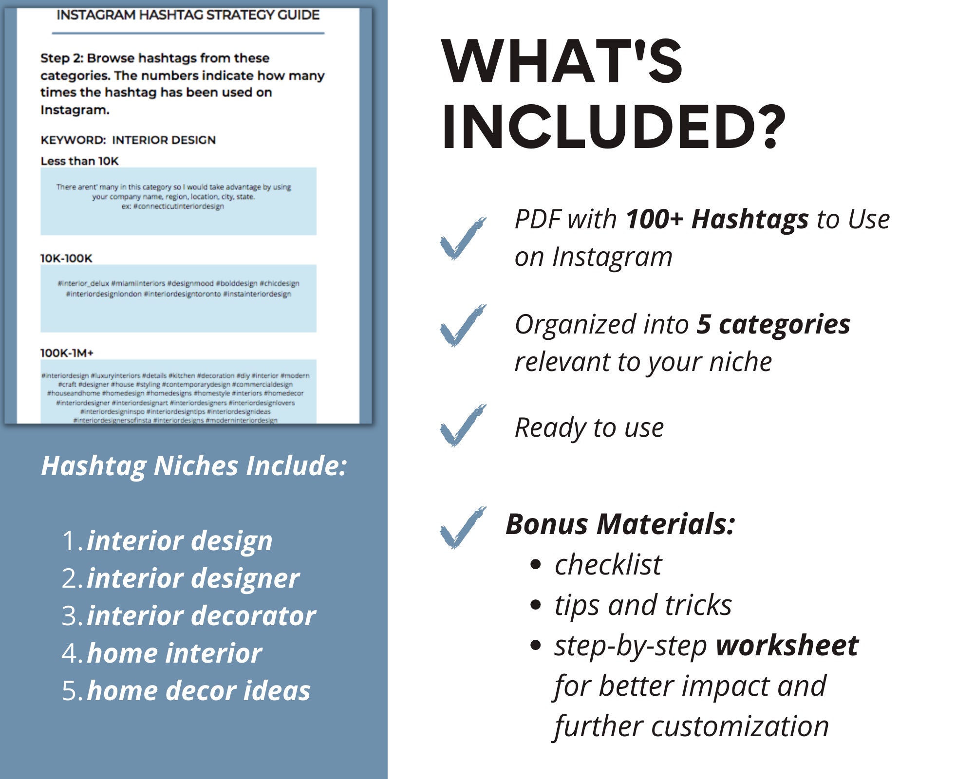 Interior Design Instagram Hashtags Strategy and Planning - Etsy