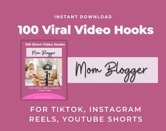 Mom Blogger Video Hooks, Parenting Instagram Reels Template, Motherhood Instagram Posts, Mompreneur Social Media, Mom Lifestyle Template