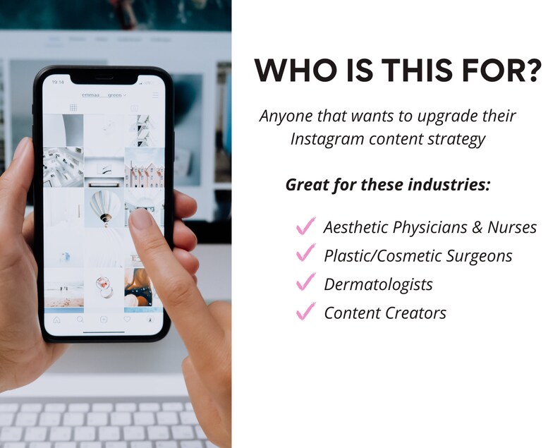 Botox & Filler Instagram Hashtags Strategy and Planning Etsy