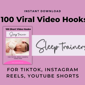 Sleep Consultant Video Hooks, Baby Sleep Trainer Social Media Post, Pediatric Instagram Reels Video, Baby Sleep Coach Instagram Template