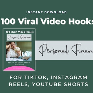 Personal Finance Video Hooks, Finance Coach Social Media Post, Finance Budget Instagram Reels Video, Finance Instagram Template, Money Video