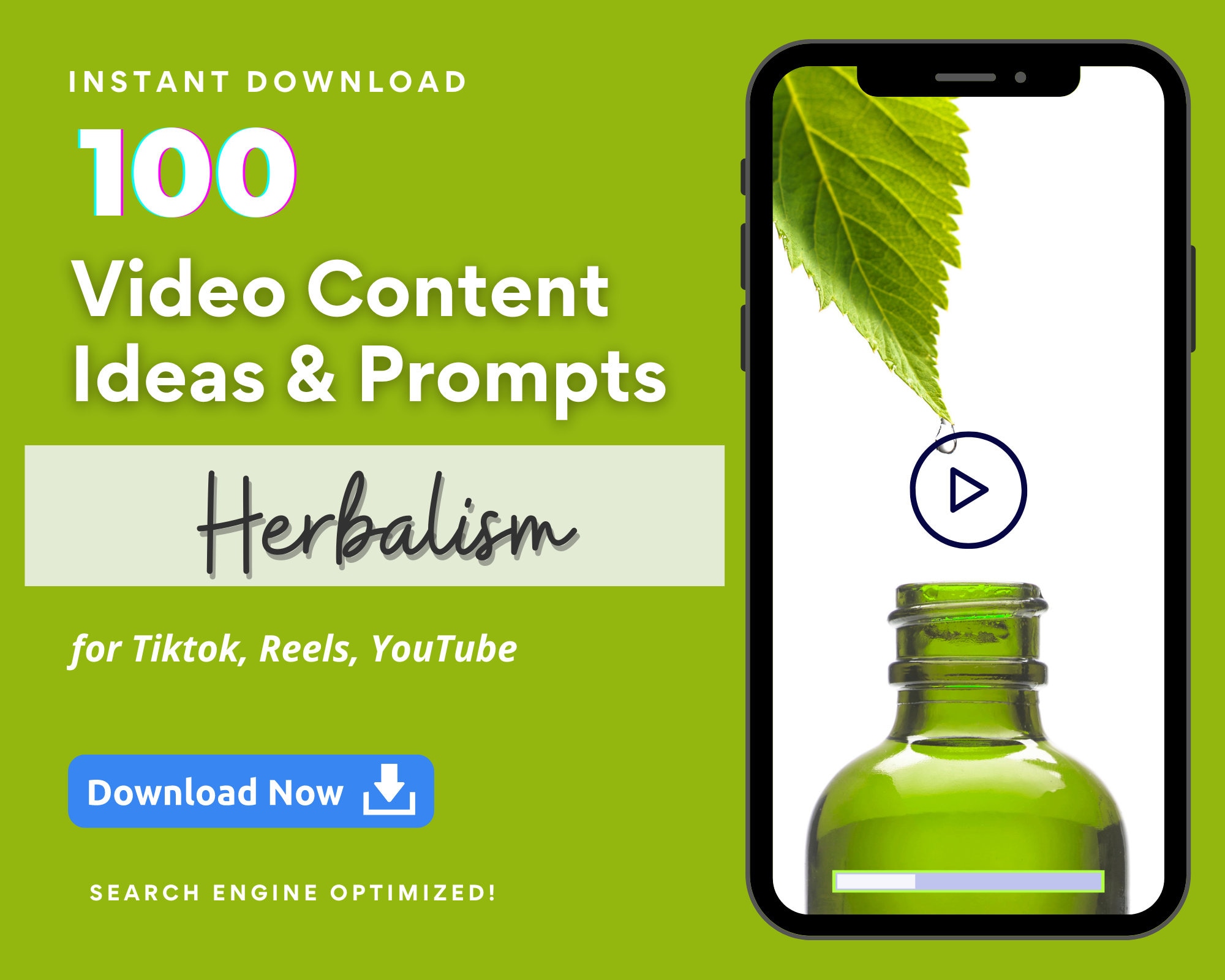 Herbalism Video Content Ideas for Tiktok,Reels,YouTube,Viral Tiktok Prompts, Herbalist, Holistic Health, Medicinal Herbs, Health Templates