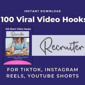 Recruiter Video Hooks, Career Coach Social Media Post, Recruitment Instagram Reels Video, Recruiter Social Media, Recruiter Tracking