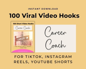 Career Coach Video Hooks, Career Coach Instagram Template, Life Coach Instagram Post, Coaching Templates, Career Worksheet, Career Coaching