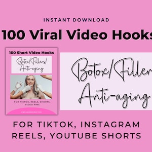 Botox & Filler Video Hooks, Nurse Injector Template Instagram, Aesthetic Provider Instagram Templates, Beauty Instagram Post, Anti-Aging