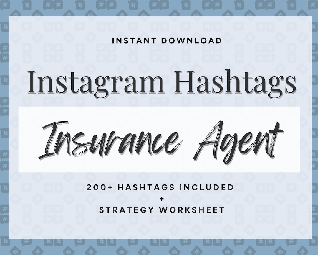 Insurance Instagram Hashtags Strategy and Planning Guide, Grow