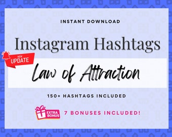 Law of Attraction Instagram Hashtags, Spiritual Social Media Content, Spiritual Coaches, Manifestation Coaches, Law of Attraction Post