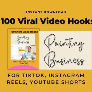 Ganchos de vídeo para empresas de pintura, publicación de Instagram de pintor profesional, plan de marketing para contratistas de pintura, marketing de pintores, redes sociales de pintores