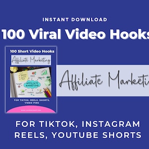 Affiliate Marketing Video Hooks, Affiliate Marketing Social Media Posts, Affiliate Marketing Instagram Reels Video, Affiliate Instagram Post