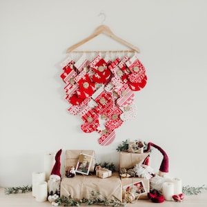 Hand-crafted Advent Calendar (Scandi red)